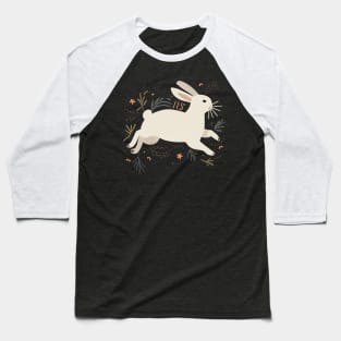 Rabbit Art Baseball T-Shirt